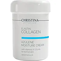 Зволожувальний крем для нормальної шкіри Christina Elastin Collagen Azulene Moisture Cream, 250 мл