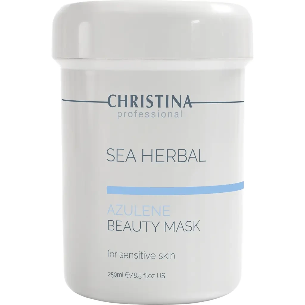 Азуленова маска для обличчя Christina Sea Herbal Beauty Mask Azulene для чутливої шкіри, 250 мл, фото 1