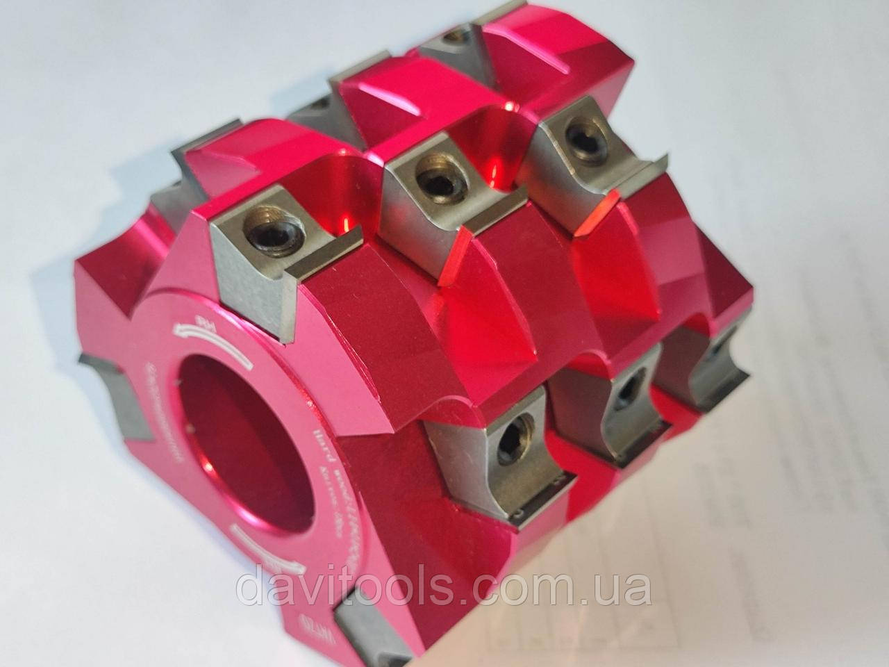 Шейпер (шарошка)   90Х32Х120  T6 z30 Vatzo алюмінієвий з механічним кріпленням ножів  (ножі 14x14 HW ), фото 1