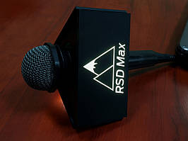 Світлова насадка на мікрофон трикутна з логотипом (Діаметр викрутки: 30 мм; )