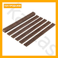 Шипы от птиц и животных 5 м коричневые противоприсадные шипы для защиты крыш фасадов от птиц и кошек