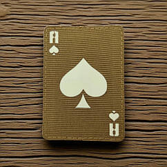 Патч / шеврон Laser Cut Койот Гральна карта