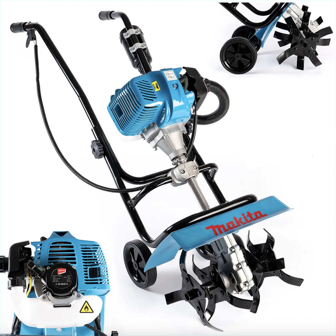 Культиватор бензиновий Makita (5,5 кВт 2-тактний) Мотокультуратор Макіта для городу та саду, фото 1