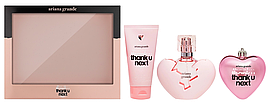 Подарунковий набір Ariana Grande Thank U Next Парфумована вода 30 ml/мл + крем для тіла 50 ml/мл + прикраса