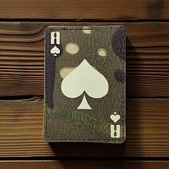 Патч / шеврон Laser Cut Мультикам Гральна карта