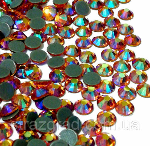 Стрази термоклейові Premium Topaz АВ SS20 Hot Fix 1440 шт., фото 1