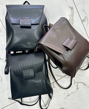 Жіночий рюкзак міський з клапаном 34*29 см штучна шкіра Nata