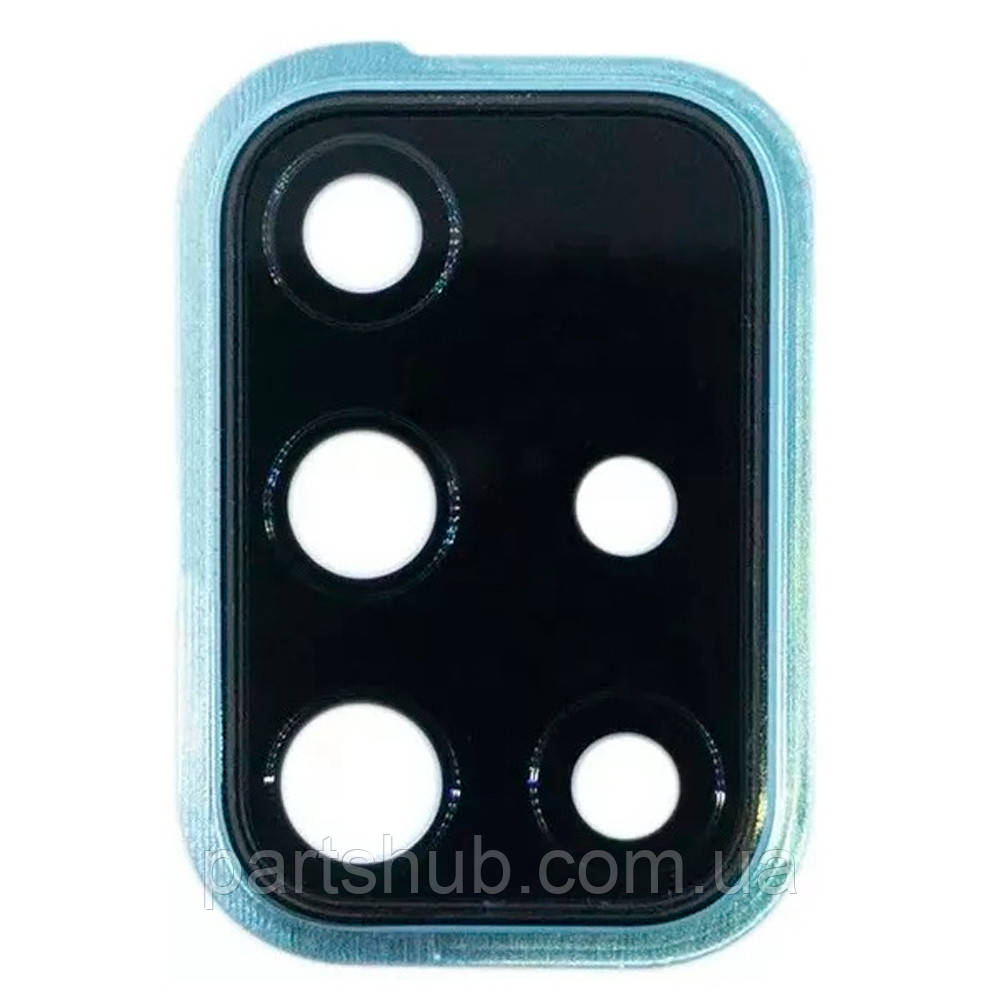 Скло камери Samsung Galaxy A71 A715F (у блакитній рамці), фото 1