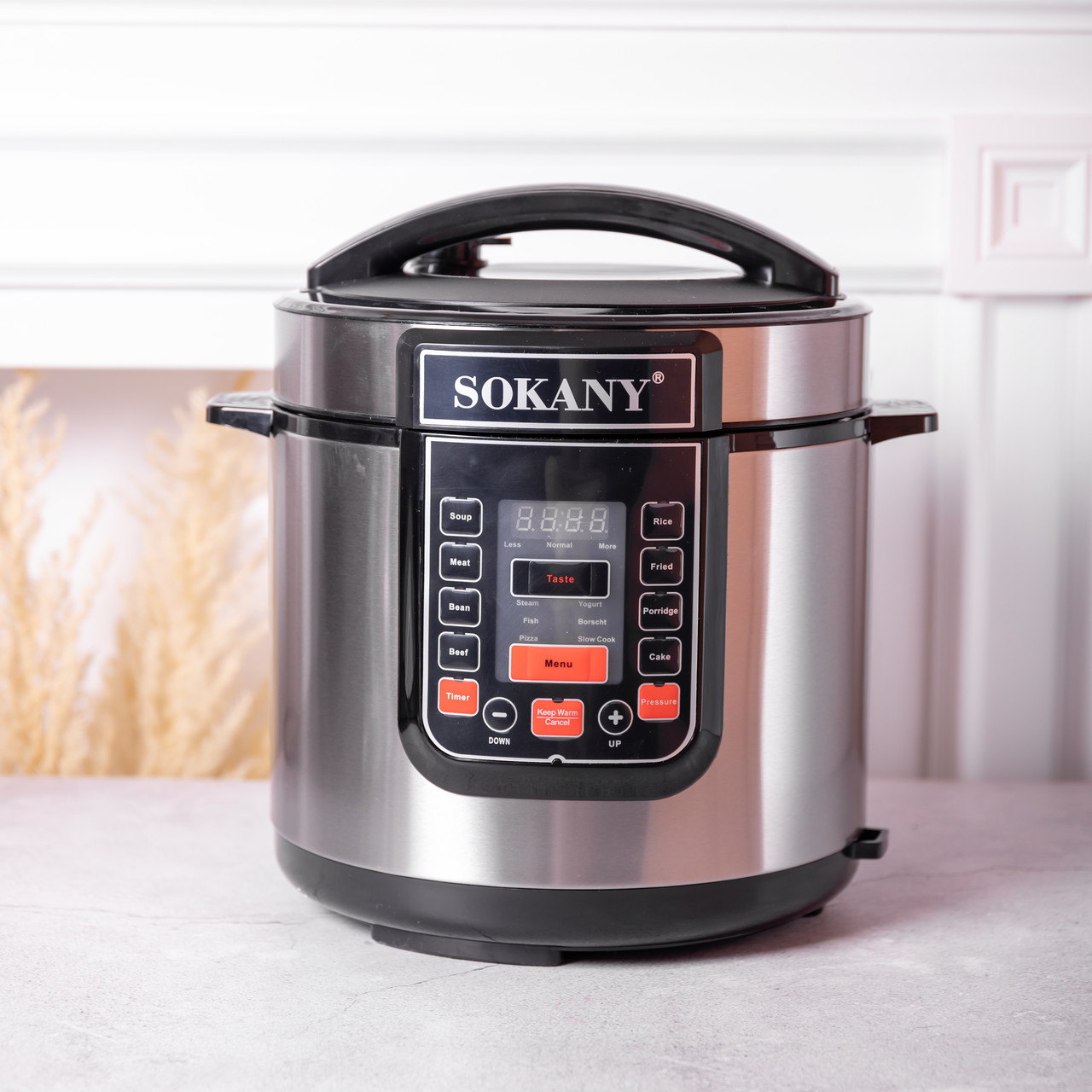 Мультиварка електрична Sokany SK-07053 з чашею на 7 (л) 1000 (Вт) з антипригарним покриттям, фото 1