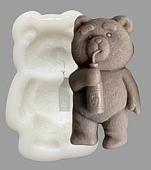 Силіконовий молд для шоколаду, зефіру та ін  "Мішка з колою"