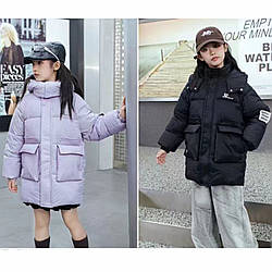 Зимова дитяча куртка на холофайбері "Фабричний Китай" Розміри: 6- 10 років (29082)