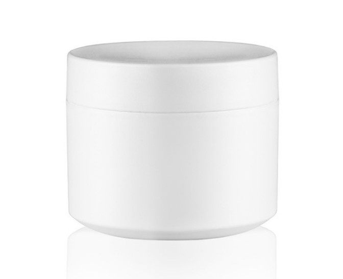 Баночка для геля (подвійне дно), Біла 15 мл