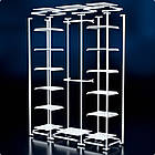 Стійка "PENELOPE ODISSEY" 2400х1530х480мм. Рейл вішало для одягу, стелаж поличний з вішалками та полицями, фото 2