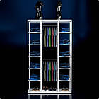 Стійка "PENELOPE ODISSEY" 2400х1530х480мм. Рейл вішало для одягу, стелаж поличний з вішалками та полицями, фото 4