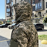 Бушлат зимовий піксель тактичний з резинкою. Якісний теплий військовий бушлат ЗСУ, фото 8