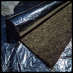 Теплоізоляція Тепловент 10 мм — Фольгована базальтова / Брандізол / рулон 2,4 м кв