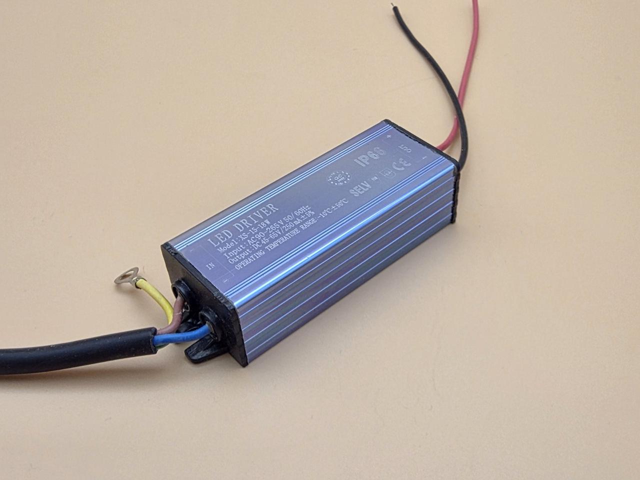 Драйвер світлодіода LD 15-18 x 1 W 220 V герметичний IP67