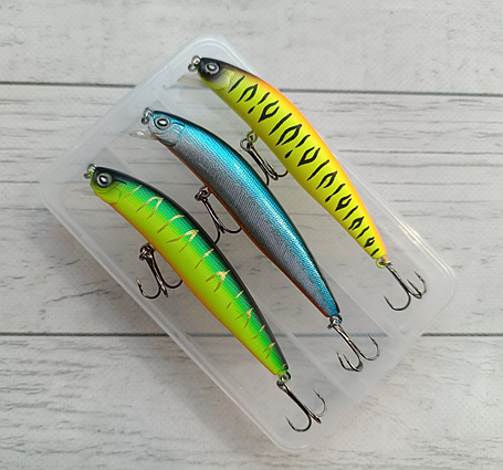 Набір Воблерів Miso-Bait Morethan X-Cross 95SP 12g 3шт в коробці, фото 2