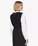 Жіночий светр-блузка Karl Lagerfeld 1159842822 (Чорний/Білий M), фото 2