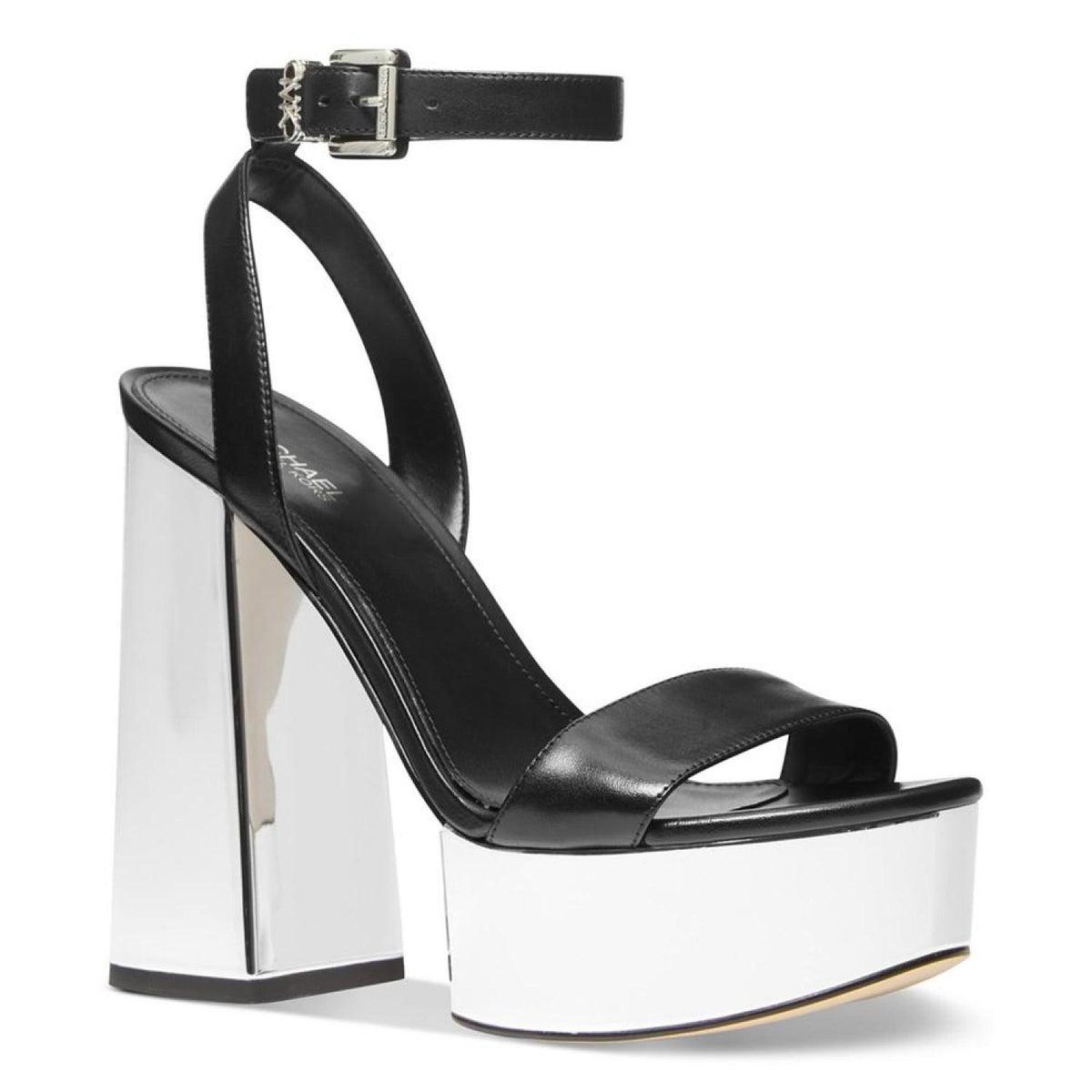 Шкіряні босоніжки Ashton Michael Kors на підборі 39 (8,5 US) 25,5 см Чорний 1159842825, фото 1