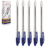 Ручка масляна синя 0.5мм Radius EXL, фото 2