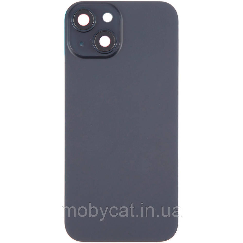 Скло камери Apple iPhone 15, iPhone 15 Plus (оригінал Китай із чорним кільцем - 2 шт), фото 1