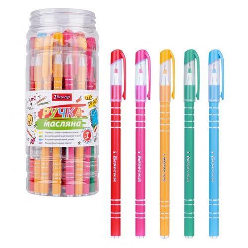 Ручка 1 Вересня "Delta" кулькова масляна синя 0.6мм 411082, фото 1