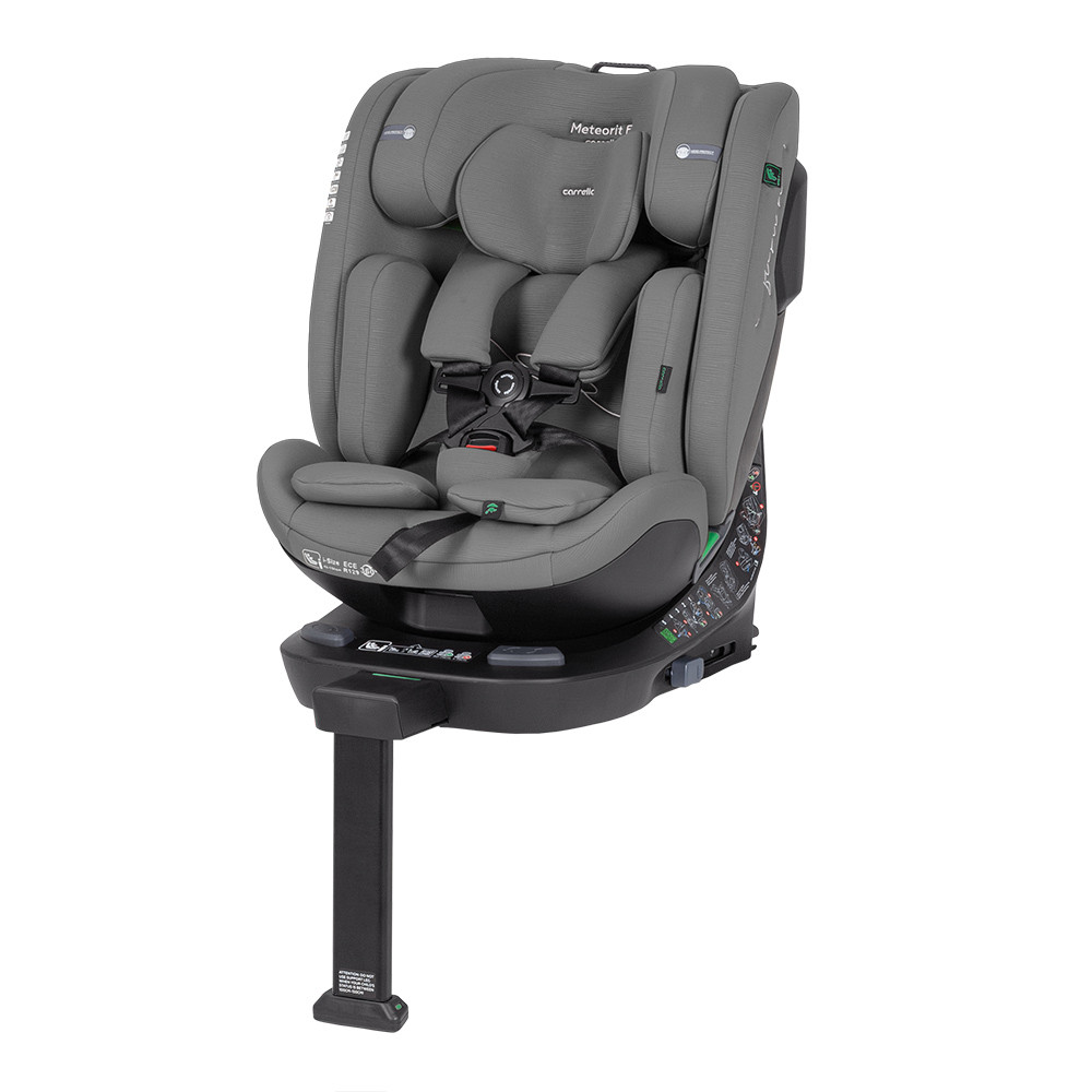 Автокрісло Carrello Meteorit F (Карело Метеорит) CRL-15101 Seashell Grey ISOFIX, поворот 360°, для дітей 40-150 см, фото 1