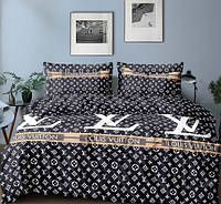 Комплект постільної білизни Бязь Gold "Луі Вітон" - 150x215 Полуторний