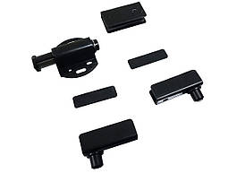 Набір для скла  з магнітом чорний