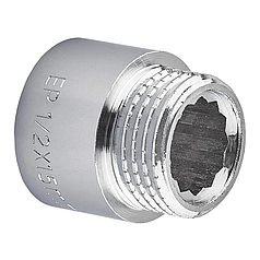 Подовжувач Україна EP.E015.Chr - 1/2"MF-15мм хром