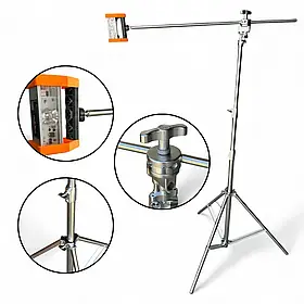 Лампа маляра з штативом Profinstrument PL-12 (15W 700–1500lm 280см)