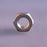 Контргайка різьбова нержавіюча DN8 (1/4"), н/ж сталь AISI304, шестигранна, BSPP, DIN 431, ГОСТ 8969-75, фото 5