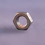 Контргайка різьбова нержавіюча DN8 (1/4"), н/ж сталь AISI304, шестигранна, BSPP, DIN 431, ГОСТ 8969-75, фото 4