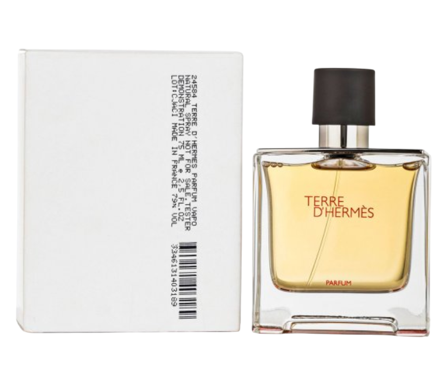 Оригінальні чоловічі парфуми Hermes Terre D'Hermes Parfum 75ml тестер, деревний цитрусовий аромат, фото 1