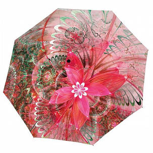 Парасолька жіноча складана Doppler повний автомат Антивітер 746165 сатин, фото 1