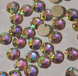 Стрази клейові XIRIUS 16 граней 8+8 SS20 Сrystal АВ Non-Hot Fix 100 шт, фото 3