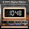 ANNNGUL BT200 - Цифровий будильник з RGB-підсвіткою, диммером, режимом «Будні/Вихідні» і регульованою гучністю, фото 6