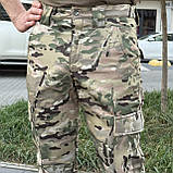 Штани тактичні на флісі військові зимові Softshell. Якісні штани вітровологозахисні зимові зсу, фото 3