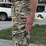 Штани тактичні на флісі військові зимові Softshell. Якісні штани вітровологозахисні зимові зсу, фото 6