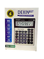 Калькулятор великий 12-ти розрядний Dexin, DM-1200V