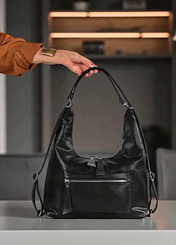 Сумка жіноча чорна код 7-80095