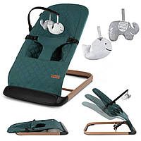 Шезлонг Kidwell Laro green/wooden