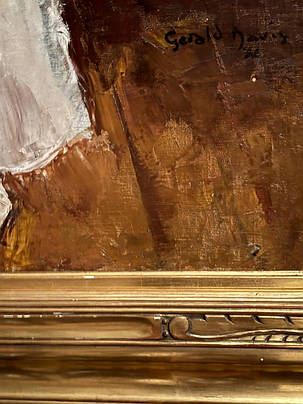 Жінка у білому худ.G.V. Davis. 1 половина ХХ ст., фото 2