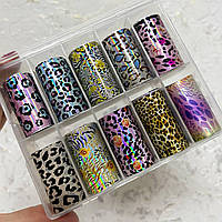 Набір фольги для манікюру Furman Леопард JSX-160
