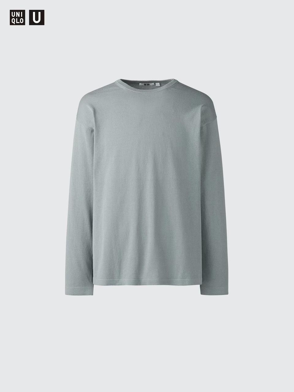 Светр легкий UNIQLO джемпер 1159842877 (Зелений XXL), фото 1