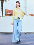 Жіночий кардиган-поло UNIQLO 1159842914 (Жовтий XXL), фото 5