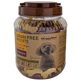 DoggyMan Biscuits Purple Sweet Potato&Sweet Potato ДОГГІМЕН БІСКВІТ ФІОЛЕТОВИЙ БАТАТ беззернове печиво, ласощі для собак