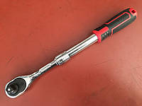 Тріскачка телескопічна 1/2" 72 зубці 330 мм Intertool ET-8006