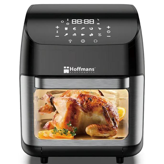 Аерофритюрниця електрична Hoffmans HM-782 15 л 2400 Вт мультипіч Повітряний безмасляний аерогриль